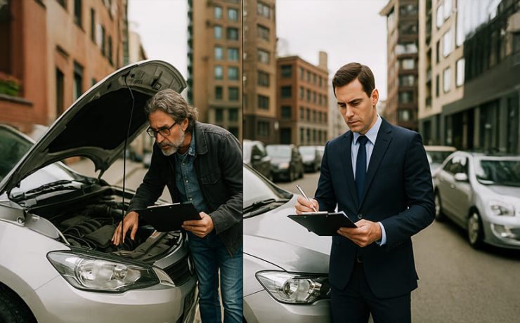 KFZ-Gutachter der Versicherung oder selbst wählen